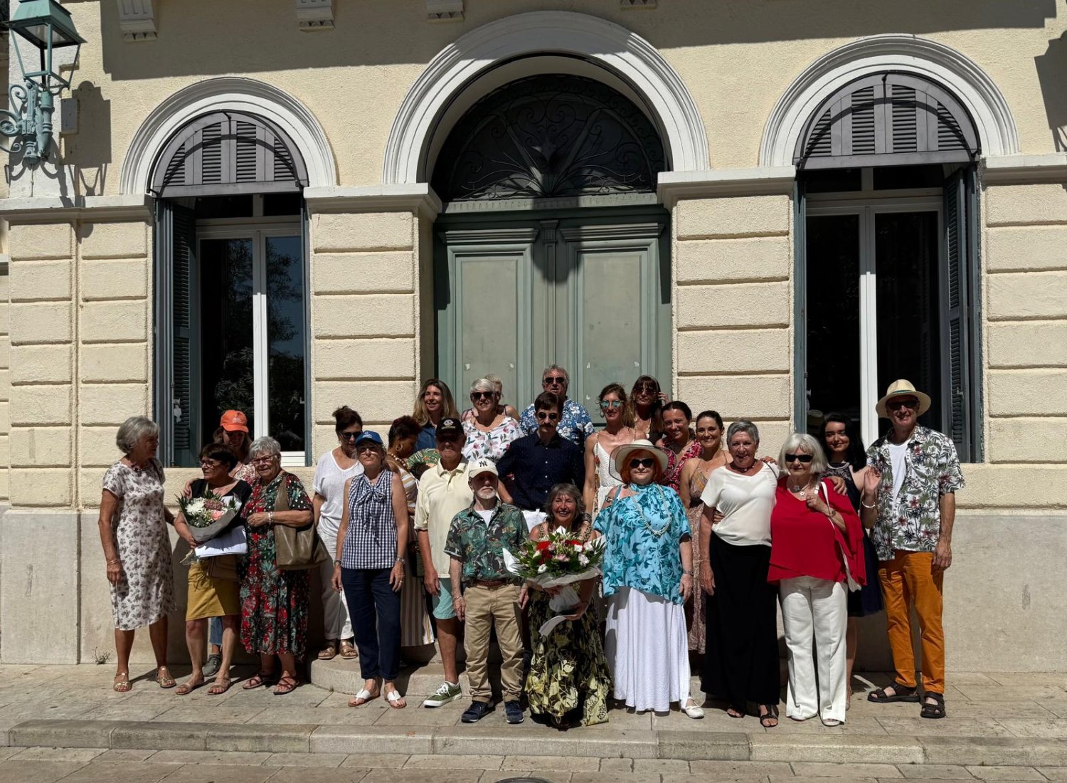 Tous les mannequins d'un jour posent pour la photo