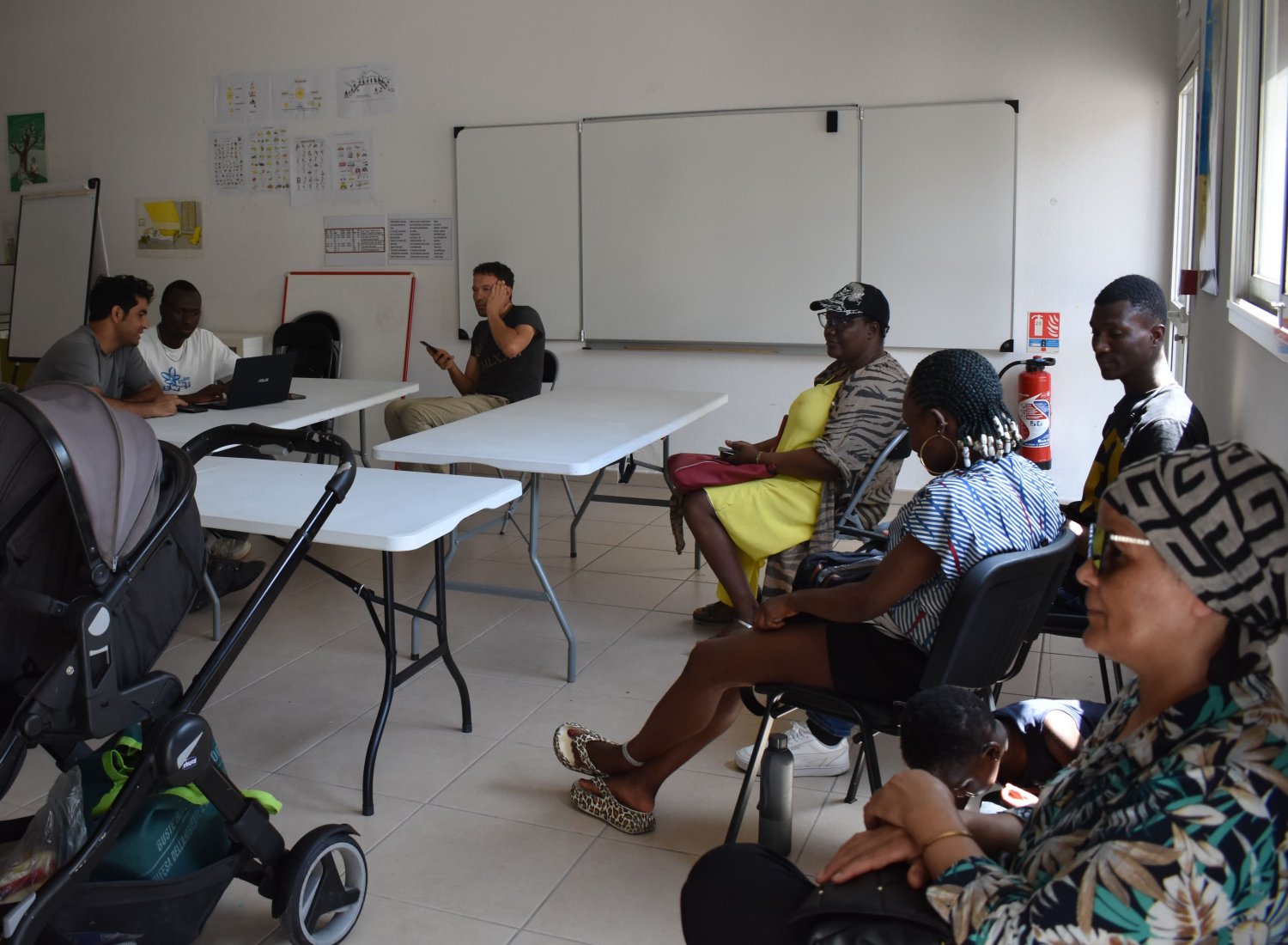 étudiants et personnes en attente de régularisation